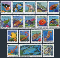 Marshall 168-184, MNH. Michel 150-161,172-175,208. Marine Life 1988-1989. Fish. - Marshall Islands