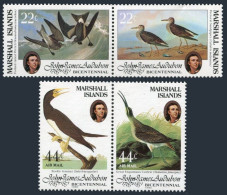 Marshall 63-64a, C1-C2a Pairs, MNH. Michel 31-34. John Audubon's Birds, 1985. - Marshall