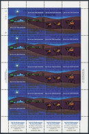 Marshall 55-58e Sheet, MNH. Michel 23-26 ZD-bogen. Christmas 1984. Camels. - Islas Marshall