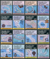 Marshall 35-49A,MNH.Michel 5-14,40-45. Maps & Navigational Instruments,1984-1985 - Marshalleilanden
