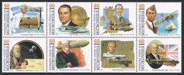Micronesia 233 Block, MNH. Mi 440-447. Pioneers Of Flight, 1995. Hugh Dowding, - Micronésie