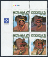 Micronesia 193 Ad Block, MNH. Michel 356-359. Native Costumes 1994. - Micronésie