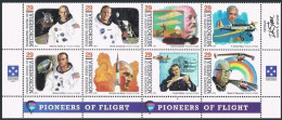 Micronesia 191 Ah Block, MNH. Mi 344-351. Pioneers Of Flight, 1994. Von Braun, - Micronesia