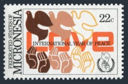 Micronesia 46, MNH. Michel 50. Peace Year IPY-1986. - Micronesië