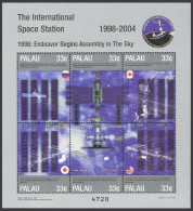 Palau 507 Af, 508-511 Sheets, MNH. International Space Station. 1999. - Palau