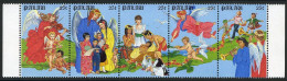 Palau 198-202a, MNH. Mi 255-259. Christmas 1988. Hark! The Herald Angels Sing. - Palau