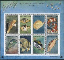 Palau 334-336 Sheets,MNH. PHILAKOREA-1994. Birds,Fish,Turtle, Crocodile,Dolphin, - Palau