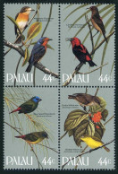 Palau 99-102a, MNH. Mi 101-104. Birds 1986. Flycatcher, Cardinal, Parrot-finch, - Palau