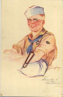 SCOUTISME - Illustrateur L. Marton :   Boy Scout Danisch - Scoutisme