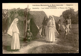 MISSIONS - INDE - MISSIONS DE MARIE-IMMACULEE - SATEHALLY - LES HUTTES - Missioni