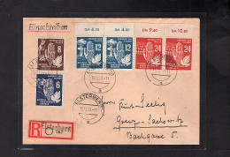 DDR. FDC. Mi.-Nr. 276 - 279  Als  R-Fern-Brief. Gelaufen Mit Ak-St. FA. Mayer - Altri & Non Classificati