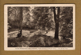 CPA - 91 - Viry-Chatillon - Institut Missionnaire Saint-Clément - Un Coin Du Parc - Non Circulée - Viry-Châtillon