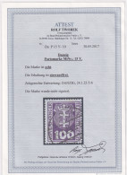 Danzig Portomarke Mi.-Nr. 15 Y, Gestempelt, FA. Tworek - Postage Due