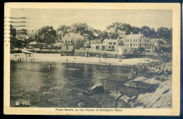 Cpa Des Etats Unis Massachusetts Rockport Front Beach      STEP158 - Autres & Non Classés