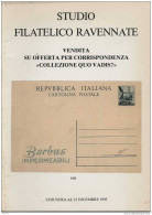 Studio Filatelico Ravennate 1993 - Catalogues De Maisons De Vente