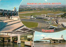 Aviation - Aéroport - Nantes - Château Bougon - Multivues - Avion Concorde - Architecture - CPM - Voir Scans Recto-Verso - Aerodromi