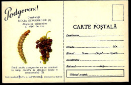 CARTE PUBLICITAIRE - THÈME VIGNE ET MALADIES -  - Agriculture