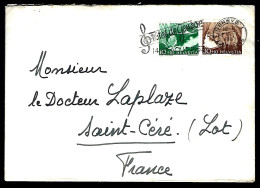 LETTRE EN PROVENANCE DE GENÈVE - 1953 - MUSIQUE - Lettres & Documents