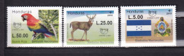 HONDURAS-2010-UPAEP-BIRD-DEER-FLAG-MNH - Honduras