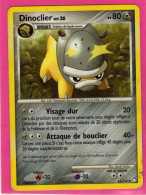 Carte Pokemon 2008 Diamant Et Perle Tresor Mysterieux 63/123 Dinoclier 80pv Occasion - Diamante Y Perla