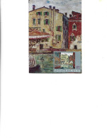 Romania -  Maximum Postcard 1972 - Painting By Marius Bunescu -   " Venice" - Maximumkarten (MC)