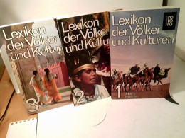 Konvolut: 3 Bände (von3) Lexikon Der Völker Und Kulturen - Rororo Handbuch. - Lexiques