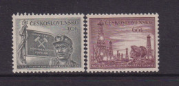 CZECHOSLOVAKIA  - 1953  Miners Day  Set  Never Hinged Mint - Unused Stamps