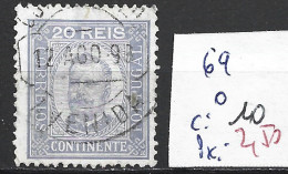 PORTUGAL 69 Oblitéré Côte 10 € ( 1 Clair ) - Used Stamps