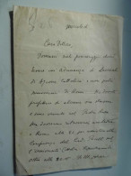 Lettera Manoscritta Monsignor Giuseppe Pizzardo 1933 - Manuscripts