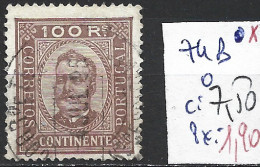 PORTUGAL 74B Oblitéré Côte 7.50 € - Usado