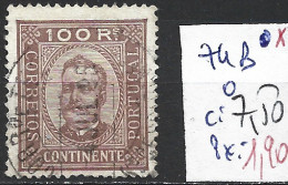 PORTUGAL 74B Oblitéré Côte 7.50 € - Used Stamps