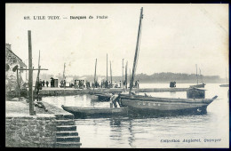 Cpa Du 29 L' Ile Tudy -- Barques De Pêche  STEP184 - Ile Tudy