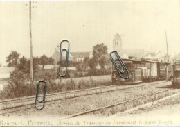 Roucourt , Peruwelz  :   TRAMway   (  Carte  ADEPS  Vois Scans ) - Péruwelz