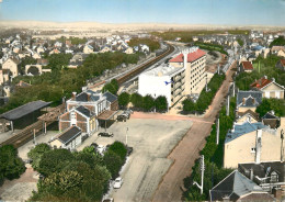 HERBLAY VUE GENERALE AERIENNE SUR LA GARE - Herblay