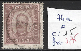 PORTUGAL 74a Oblitéré Côte 15 € - Usati