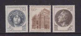 CZECHOSLOVAKIA  - 1953  National Theatre  Set  Never Hinged Mint - Unused Stamps