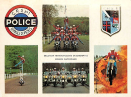 THEME POLICE C.R.S N°1 VOYAGES OFFICIELS CARTE MULTIVUES - Policia – Gendarmería