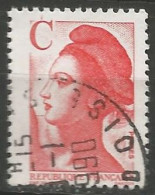 FRANCE N° 2616 OBLITERE CACHET ROND - 1977-1981 Sabine De Gandon