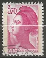 FRANCE N° 2486 OBLITERE CACHET ROND - 1977-1981 Sabine Van Gandon