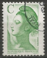 FRANCE N° 2615 OBLITERE CACHET ROND - 1977-1981 Sabine De Gandon