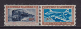 CZECHOSLOVAKIA  - 1953  Transport  Set  Never Hinged Mint - Neufs