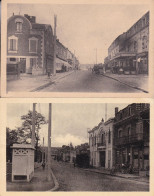 63-SAINT ELOY LES MINES AVENUE JEAN JAURES LOT DE 2 CARTES - Saint Eloy Les Mines