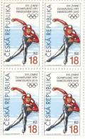 ** 621 Czech Republic  Vancouver Winter Olympic Games 2010 Block Of Four - Unused Stamps