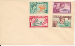 Pitcairn Islands Cover 4 Stamps But No Postmark Or Address - Pitcairn Islands