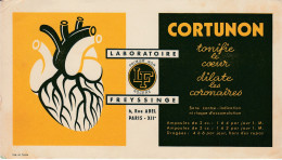 BUVARD & BLOTTER - Pharmacie - CORTUNON - Tonifie Le Coeur Dilate Les Coronaires - Laboratoires FREYSSINGUE - Paris - Chemist's