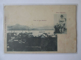 Rare! Fiji:Suva Harbour & Cakobau(Seru Thakombau) The Last King Of Fiji Who Was Also A Cannibal,unused Post.about 1890 - Fidschi