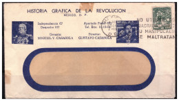 1948 MÉXICO TELEGRAMA Con Sello Postal Sc. 838 Tehuana - Mexico