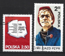 Poland 1980  Worker's Party 8th Congress Y.T. 2495/2496 (0) - Gebraucht