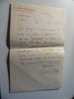 Lettera Manoscritta Direttore "OSSERVATORE ROMANO" Cesidio Lolli - Manuscrits