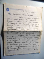 Lettera Manoscritta  "COMANDO BRIGATA DI FANTERIA 26 Giugno 1935" - Manuscrits